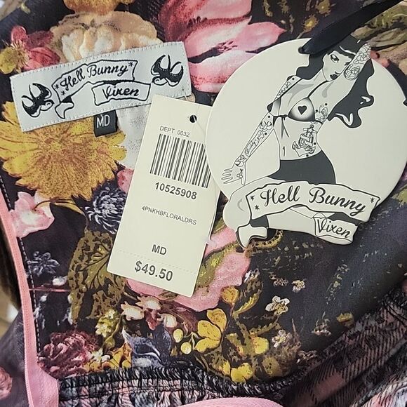 Hell Bunny Floral Columbia Mini Dress - Picture 8 of 10